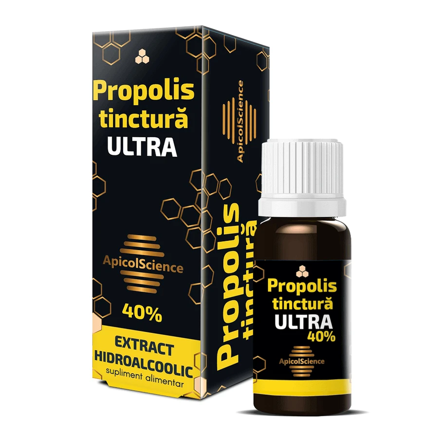 Настойка прополиса ультра 40% ApicolScience, 10 мл, Dvr Pharm: цены и характеристики