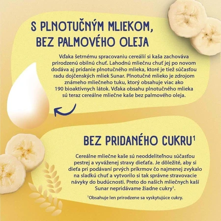 Сунар млієна каа риова добраніч банан 210 г: ціни та характеристики