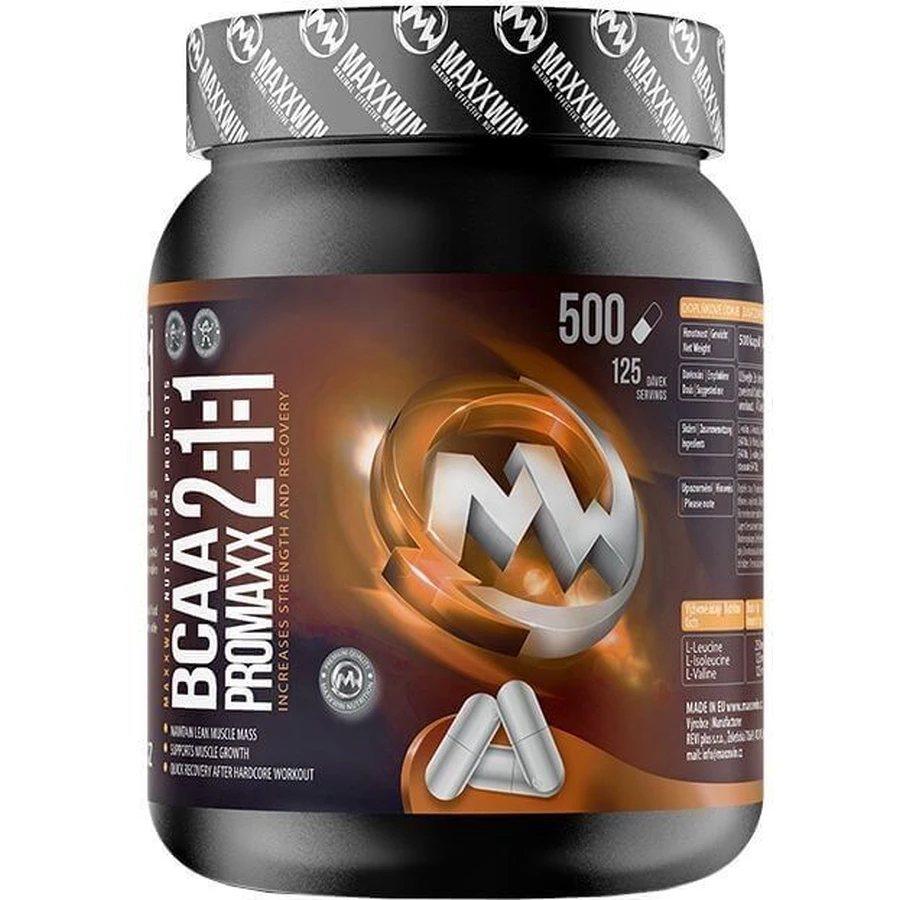 Maxxwin BCAA Promaxx 2:1:1 500 капсул: цены и характеристики