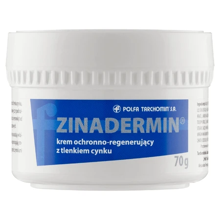 Zinadermin, захисно-регенеруючий крем з оксидом цинку, 70 г: ціни та характеристики