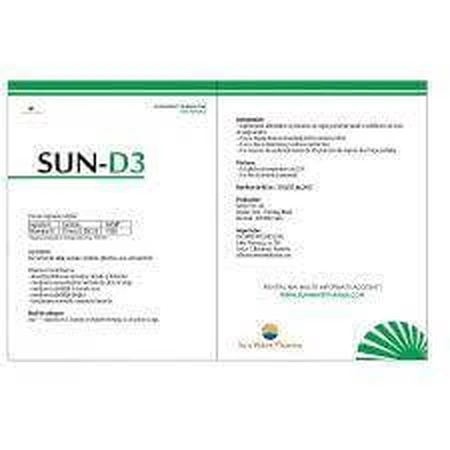 Sun-D3 Sun Wave Pharma, 60 капсул: ціни та характеристики