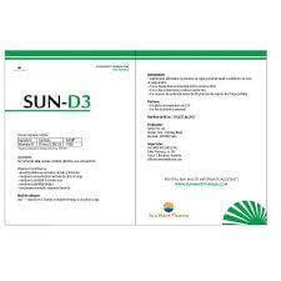 Sun-D3 Sun Wave Pharma, 60 капсул: ціни та характеристики
