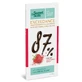 Темный шоколад 87% с клубникой Sweet & Safe, 90 г, Sly Nutrition