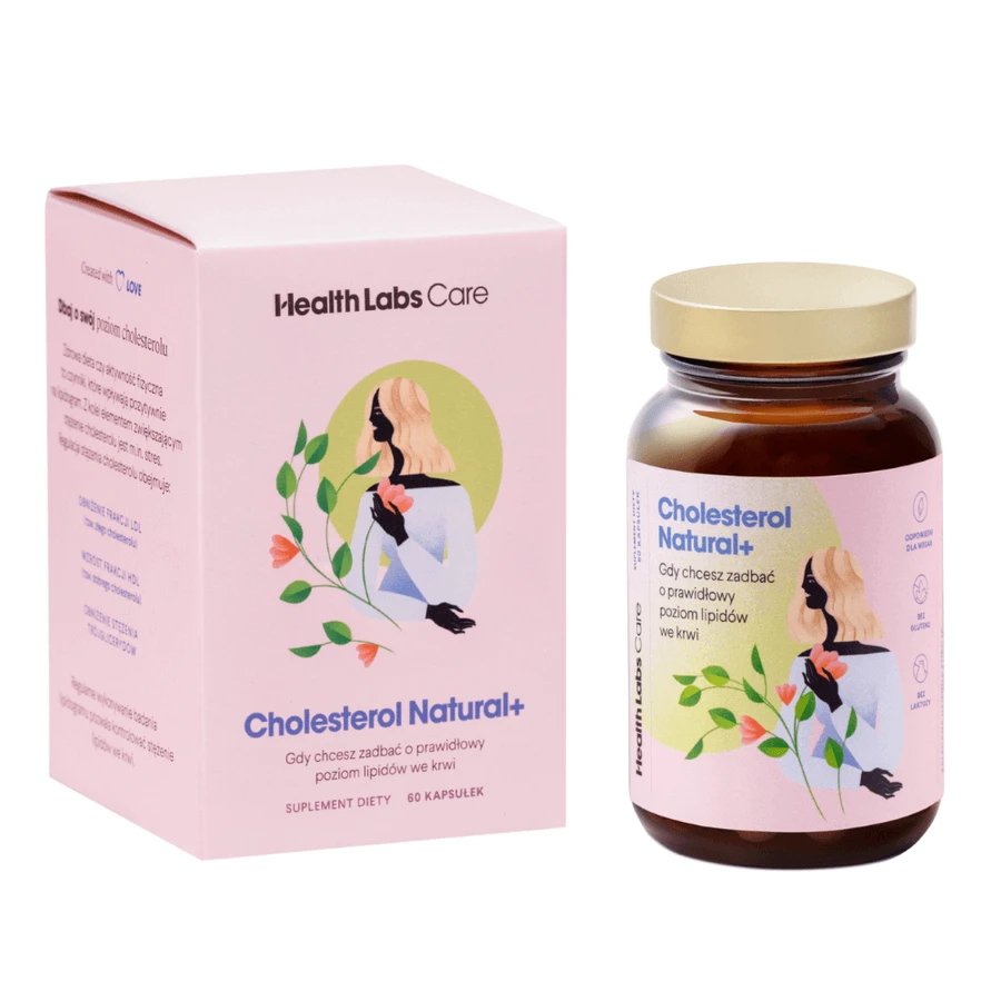 HealthLabs Cholesterol Natural+ для поддержания нормального уровня липидов в крови, 60 капсул: цены и характеристики