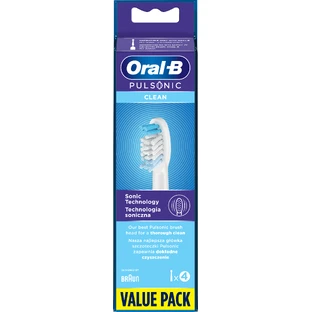 Сменные насадки Oral-B Pulsonic Clean для зубной щетки sonic 4 шт.