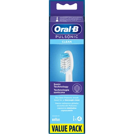 Сменные насадки Oral-B Pulsonic Clean для зубной щетки sonic 4 шт.: цены и характеристики