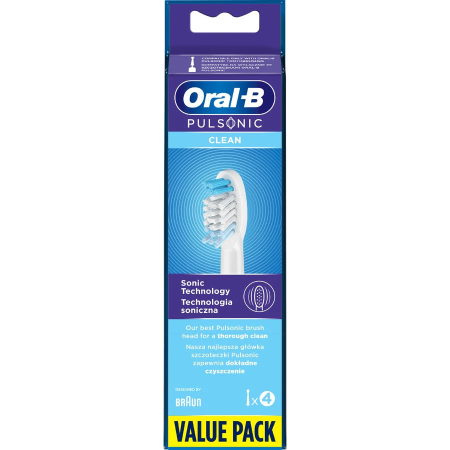 Сменные насадки Oral-B Pulsonic Clean для зубной щетки sonic 4 шт.: цены и характеристики