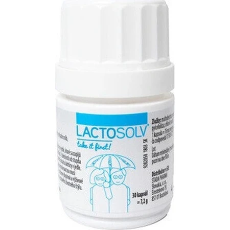 LACTOSOLV 1×30 cps, дієтична добавка: ціни та характеристики