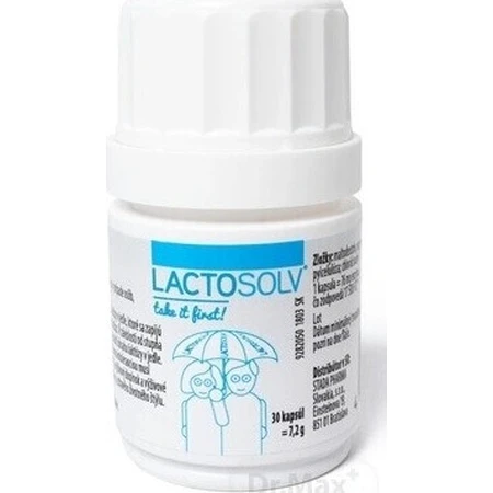 LACTOSOLV 1×30 cps, дієтична добавка: ціни та характеристики