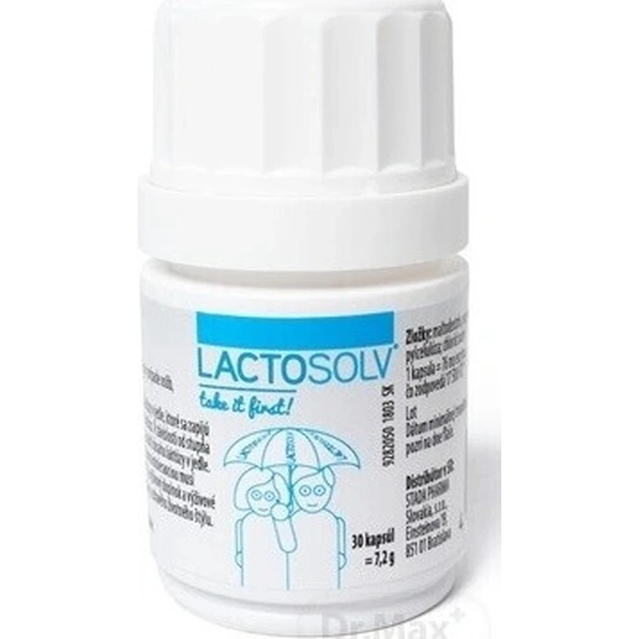 LACTOSOLV 1×30 cps, дієтична добавка: ціни та характеристики