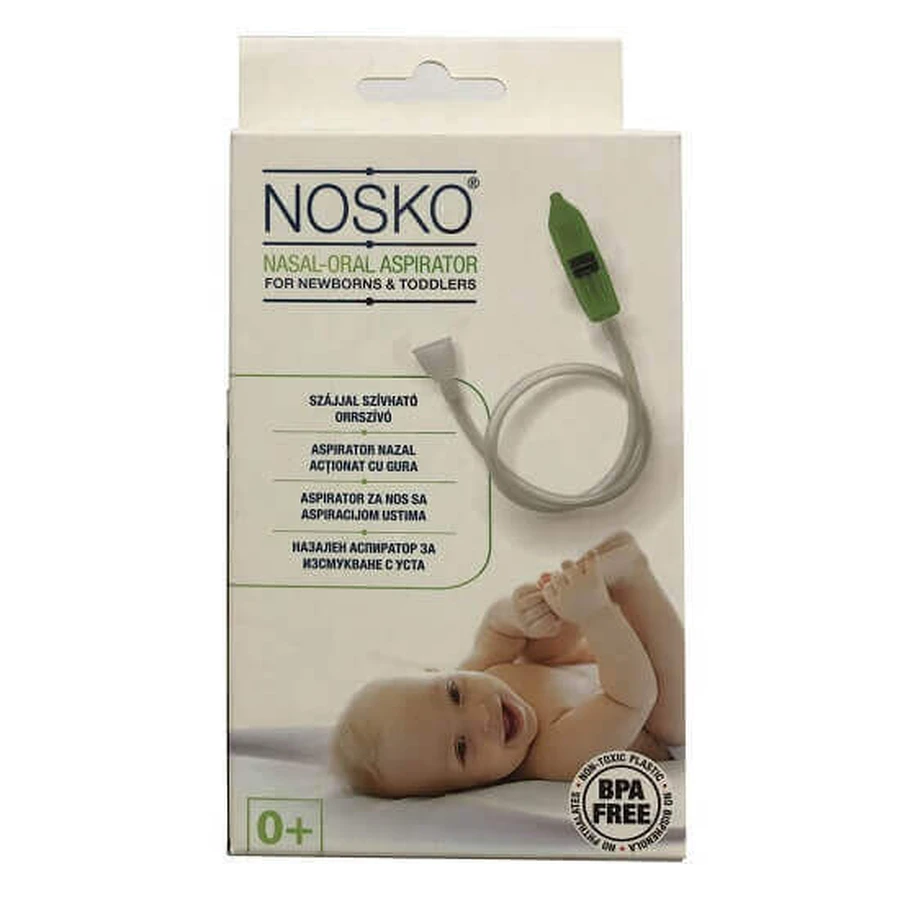 Назальный аспиратор Nosko для новорожденных и детей, +0 месяцев, Nosko: цены и характеристики