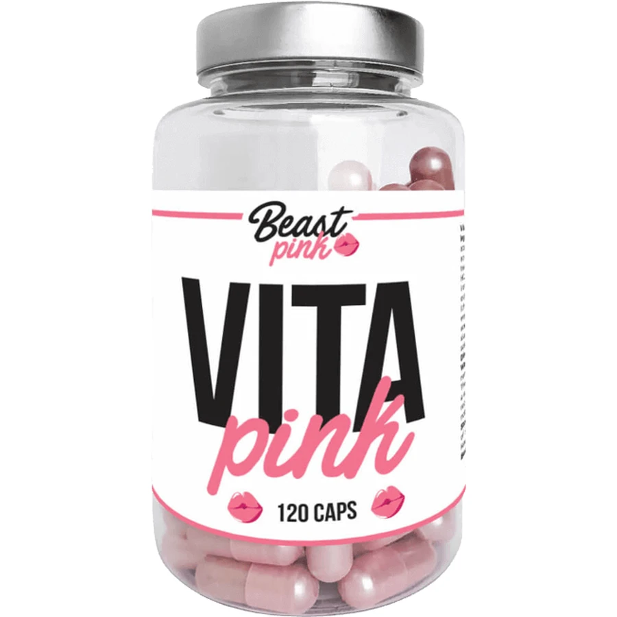 GymBeam BeastPink Мультивітамін Vita Pink 120 капсул: ціни та характеристики