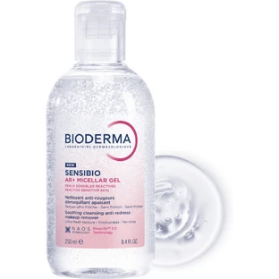 Bioderma Sensibio AR+ Міцелярний очищувальний гель для реактивної шкіри з почервоніннями 250 мл