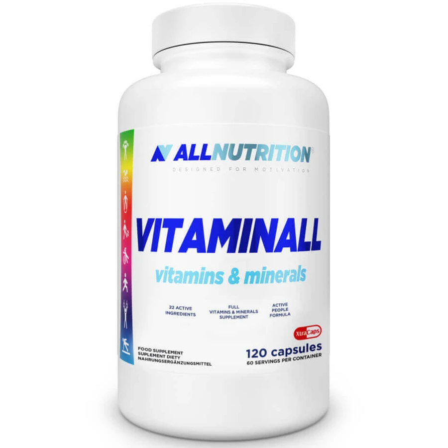 Allnutrition Vitaminall вітаміни та мінерали, 120 капсул: ціни та характеристики