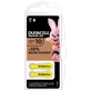 Батарейки для слухових апаратів HA ZA10, 6 штук, Duracell