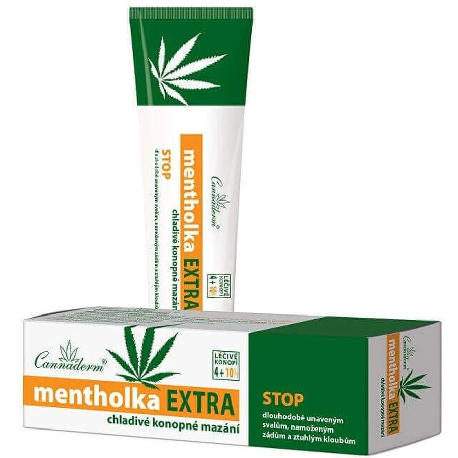 Охлаждающая конопляная смазка Cannaderm Mentholka EXTRA 150 мл: цены и характеристики