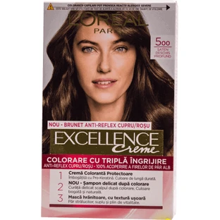 Loreal Paris EXCELLENCE CREME Стійка фарба для волосся з аміаком 5, 1 шт