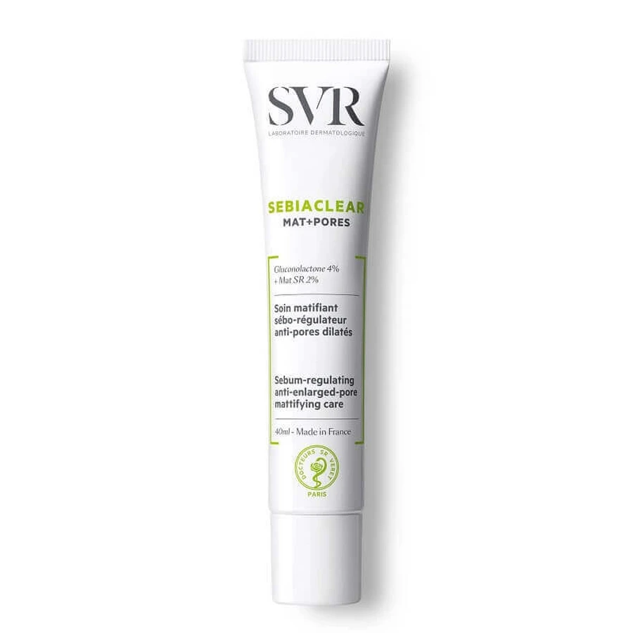 Матуючий крем для обличчя SVR Sebiaclear Mat+Pores, себорегулювальний, 40 мл: ціни та характеристики