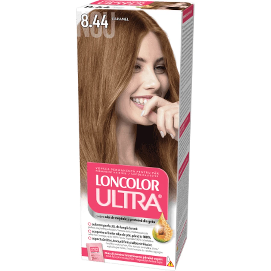 Фарба Loncolor Ultra Permanent 8.44 карамель, 1 шт.: ціни та характеристики