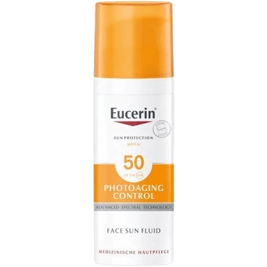 Eucerin Sun Photoaging Control Емульсія для обличчя проти зморшок SPF50+ 50 мл: ціни та характеристики