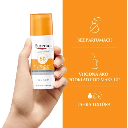 Eucerin Sun Photoaging Control Емульсія для обличчя проти зморшок SPF50+ 50 мл: ціни та характеристики
