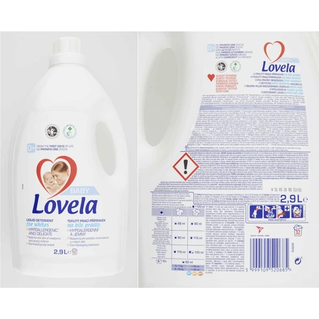 Lovela Baby White белый жидкий гель для стирки 32 дозы 2,9 л: цены и характеристики