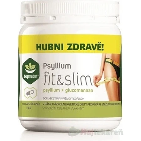 topnatur PSYLLIUM fit & slim 1×180 cps, пищевая добавка: цены и характеристики