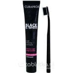 Набір CURAPROX Black is White Light-Pack 1×1, зубна паста 8 мл + зубна щітка CS 5460 1 шт.: ціни та характеристики