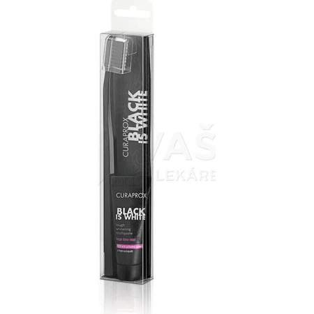 Набір CURAPROX Black is White Light-Pack 1×1, зубна паста 8 мл + зубна щітка CS 5460 1 шт.: ціни та характеристики