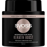 Інтенсивна маска Syoss Keratin Boost для ламкого волосся 500 мл