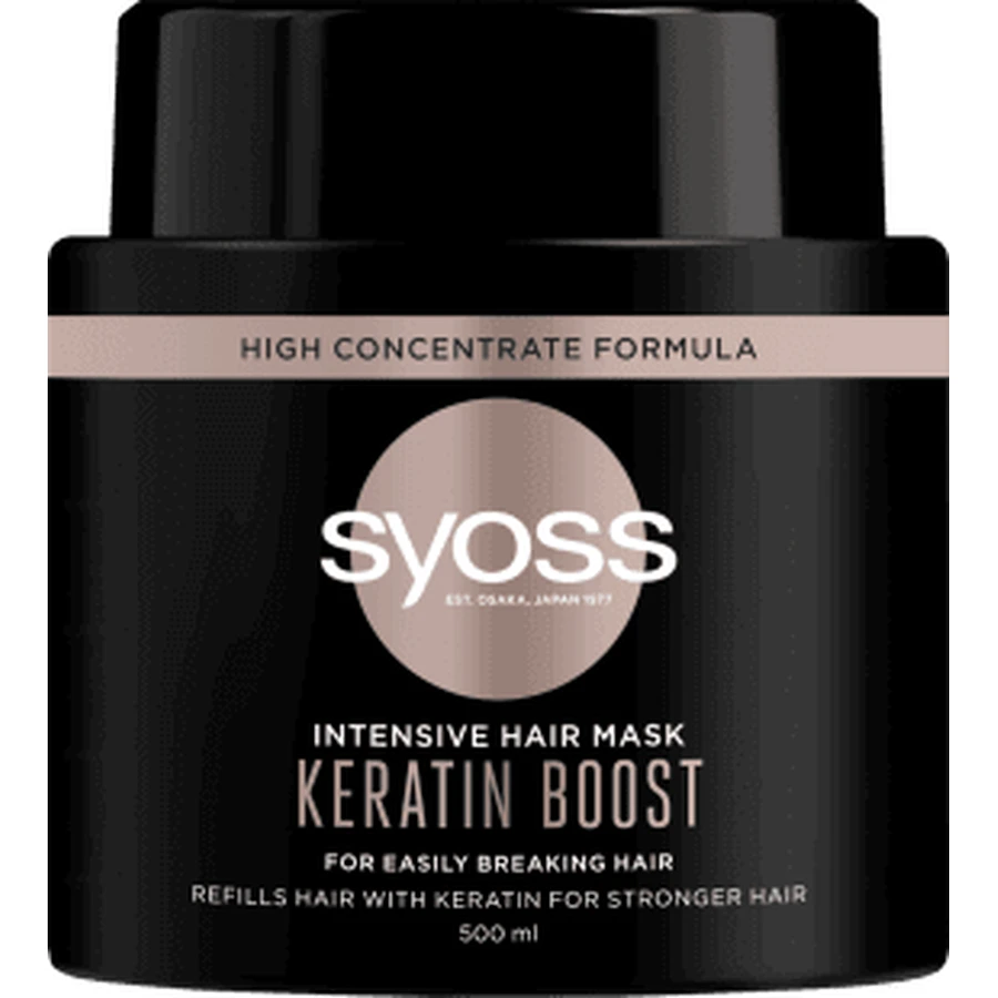 Syoss Keratin Boost Интенсивная маска для ломких волос 500 мл: цены и характеристики