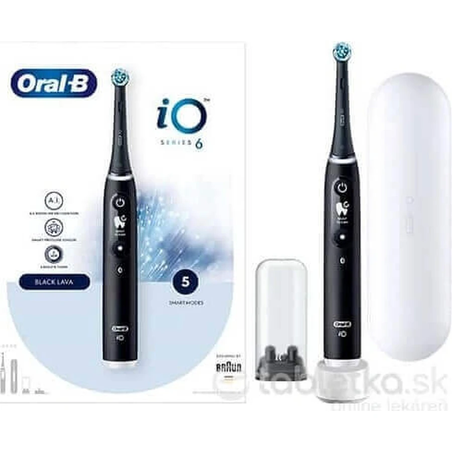 Электрическая зубная щетка Oral B iO Series 6 Black 1×1, электрическая зубная щетка: цены и характеристики