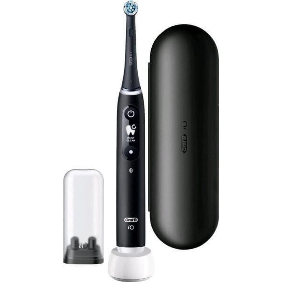 Электрическая зубная щетка Oral B iO Series 6 Black 1×1, электрическая зубная щетка: цены и характеристики