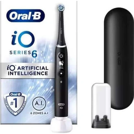 Электрическая зубная щетка Oral B iO Series 6 Black 1×1, электрическая зубная щетка: цены и характеристики
