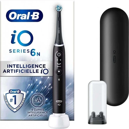 Электрическая зубная щетка Oral B iO Series 6 Black 1×1, электрическая зубная щетка: цены и характеристики