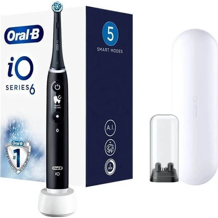Электрическая зубная щетка Oral B iO Series 6 Black 1×1, электрическая зубная щетка: цены и характеристики