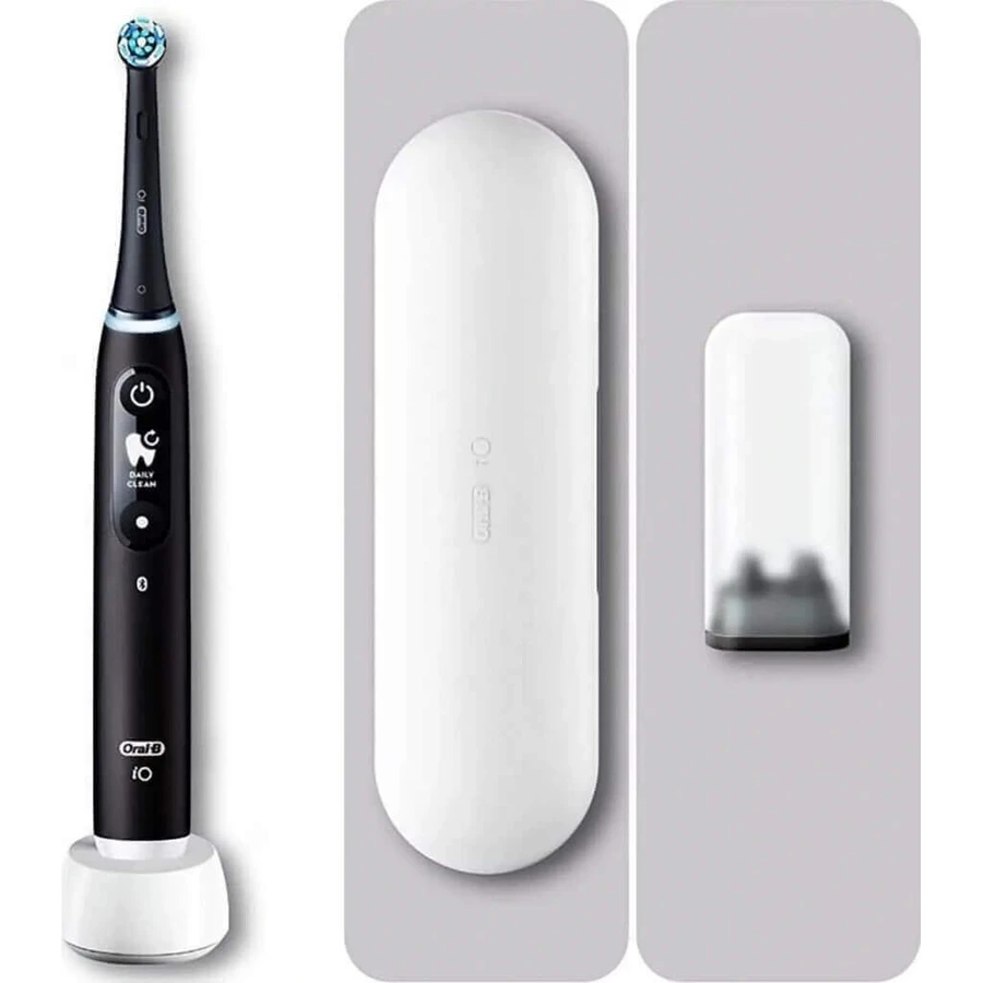 Электрическая зубная щетка Oral B iO Series 6 Black 1×1, электрическая зубная щетка: цены и характеристики