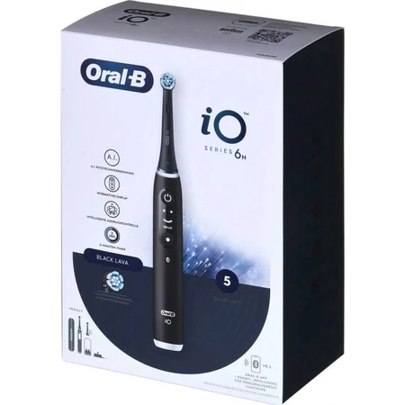 Электрическая зубная щетка Oral B iO Series 6 Black 1×1, электрическая зубная щетка: цены и характеристики