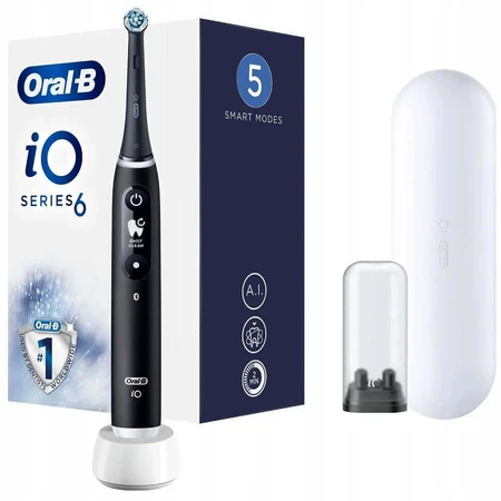 Электрическая зубная щетка Oral B iO Series 6 Black 1×1, электрическая зубная щетка: цены и характеристики