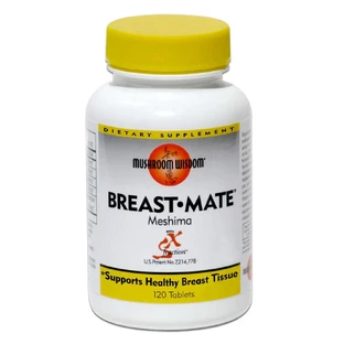Breast Mate Mushroom Wisdom, 120 растительных таблеток в пленочной оболочке, Secom
