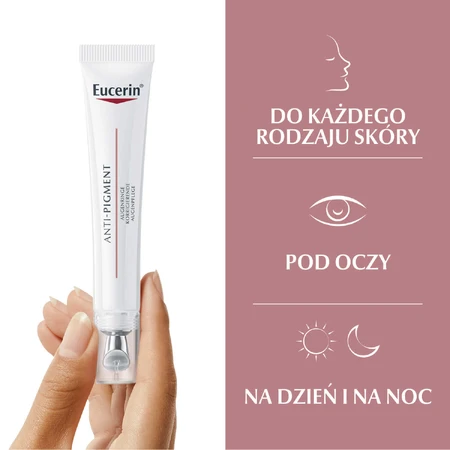 Eucerin Anti-Pigment, крем для освітлення темних кіл під очима з тіамідолом, 15 мл: ціни та характеристики