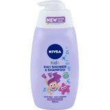 Гель для душа Nivea Kids 2 в 1 с грушевыми фруктами, 500 мл