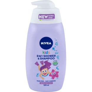 Гель для душа Nivea Kids 2 в 1 с грушевыми фруктами, 500 мл