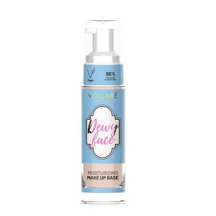 База під макіяж Vollare Dewy Face, зволожуюча, веганська, 30 мл