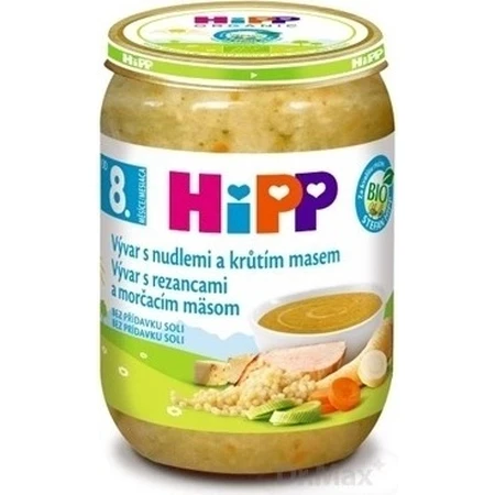 HIPP БИО ВИВАР С ТУРЦИЕЙ И ТУРЦИЯМИ 1×190 г, закваска, бульон: цены и характеристики
