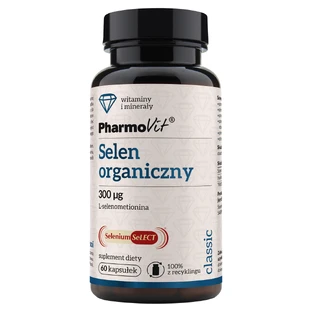 PharmoVit Органический селен 300 мкг, 60 капсул