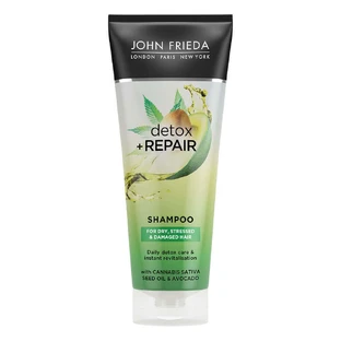 Відновлювальний шампунь для пошкодженого волосся Detox+Repair, 250 мл, John Frieda
