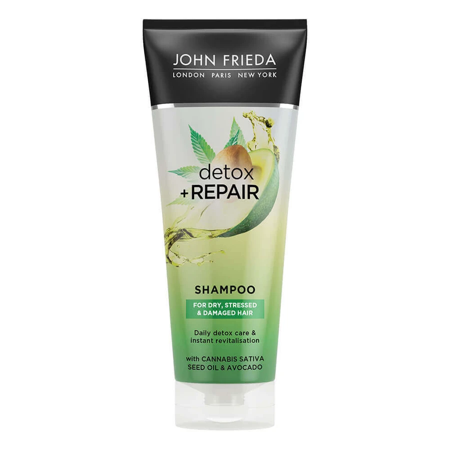 Відновлювальний шампунь для пошкодженого волосся Detox+Repair, 250 мл, John Frieda: ціни та характеристики
