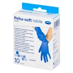 Peha-soft nitrile fino, нитриловые перчатки, непрозрачные, неопудренные, синие, размер M, 10 штук: цены и характеристики