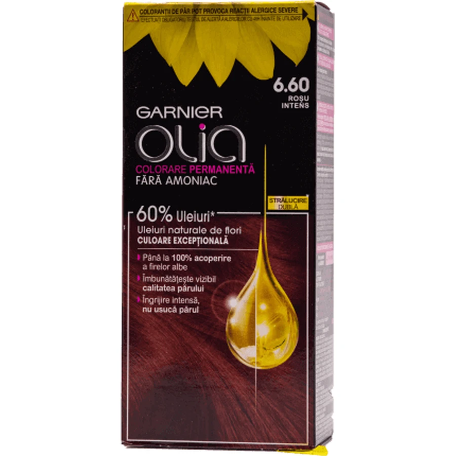 Garnier Garnier Olia Перманентная краска для волос без аммиака 6.60 глубокий красный, 1 шт.: цены и характеристики